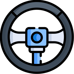 Steering wheel icon