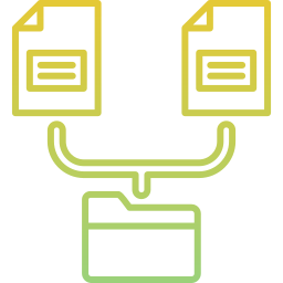 recopilación de datos icono