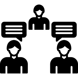 discusión estructurada icono