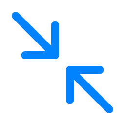 flecha diagonal icono