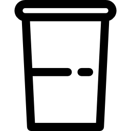 Plastic cup icon