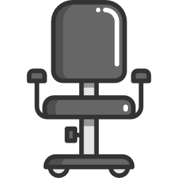 Desk chair icon