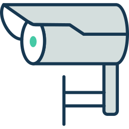 videocamera di sorveglianza icona