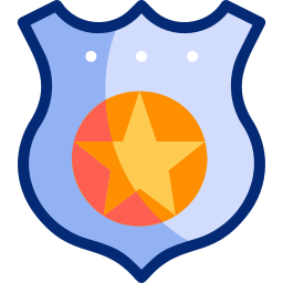 Police badge icon