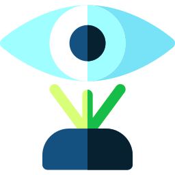 Escáner ocular icono