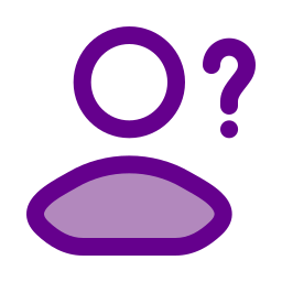 pregunta de usuario icono