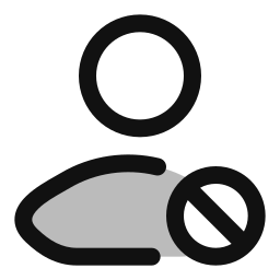 bloquear usuario icono
