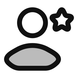 usuario favorito icono