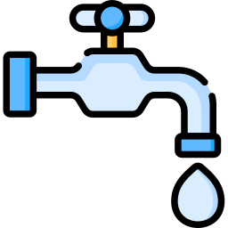 Agua limpia icono