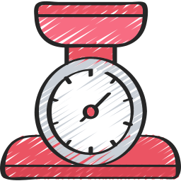 Weighing scale icon