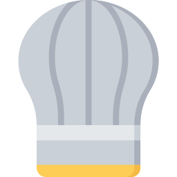 Sombrero del cocinero icono