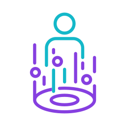 teletransportación icono