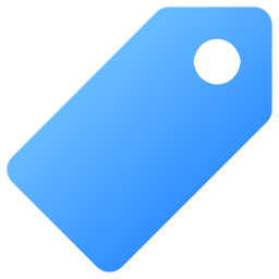 etiqueta icono
