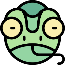camaleón icono