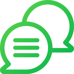 Chat bubble icon