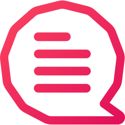 Chat bubble icon
