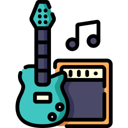 Guitarra eléctrica icono