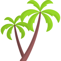 Palm trees icon