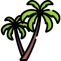 Palm trees icon