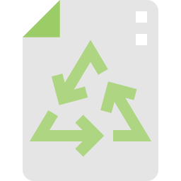 Recycled paper icon