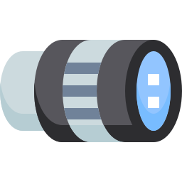 camera lens icoon