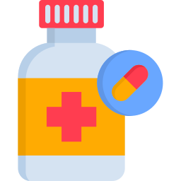 botella de medicina icono