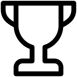 copa de trofeo icono