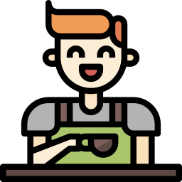 Barista icono
