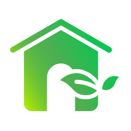 Green house icon