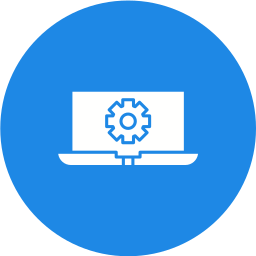 configuración de la computadora portátil icono