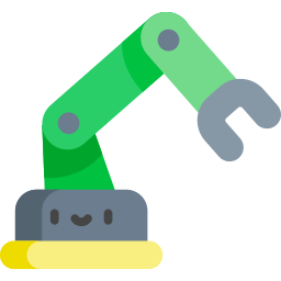 Robotic arm icon