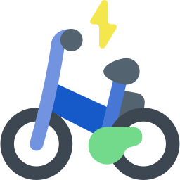 Electric bike icon