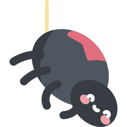 zwarte weduwe icoon