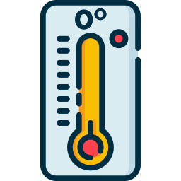 Baja temperatura icono