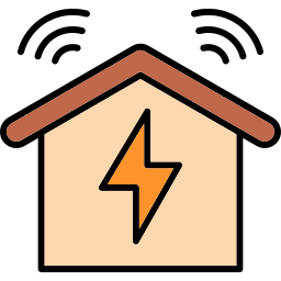 casa inteligente icono
