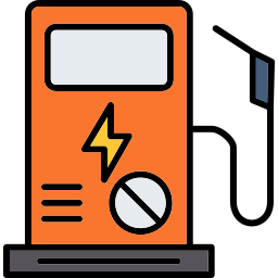 estación de combustible icono