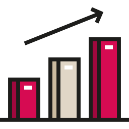 gráfico de barras icono