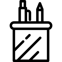 Pencil case icon