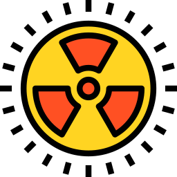 energía nuclear icono