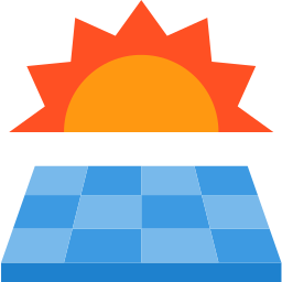 Solar energy icon