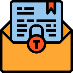 Email confidencial Ícone