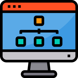 Diagrama de flujo icono