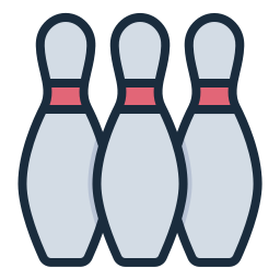 Bowling pins icon