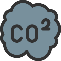 Contaminación atmosférica icono