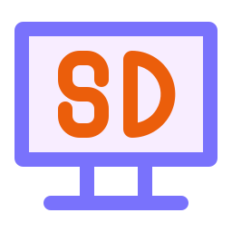 resolución icono
