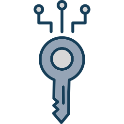 llave digital icono