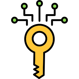 llave digital icono