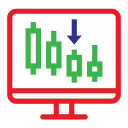 gráfico de operaciones icono