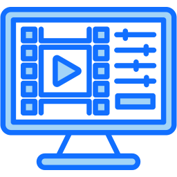 edición de vídeo icono