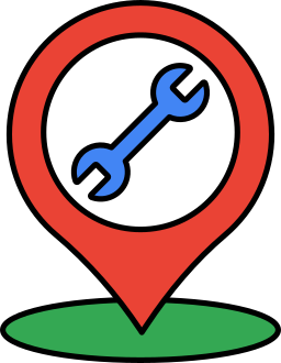 ubicación del taller icono